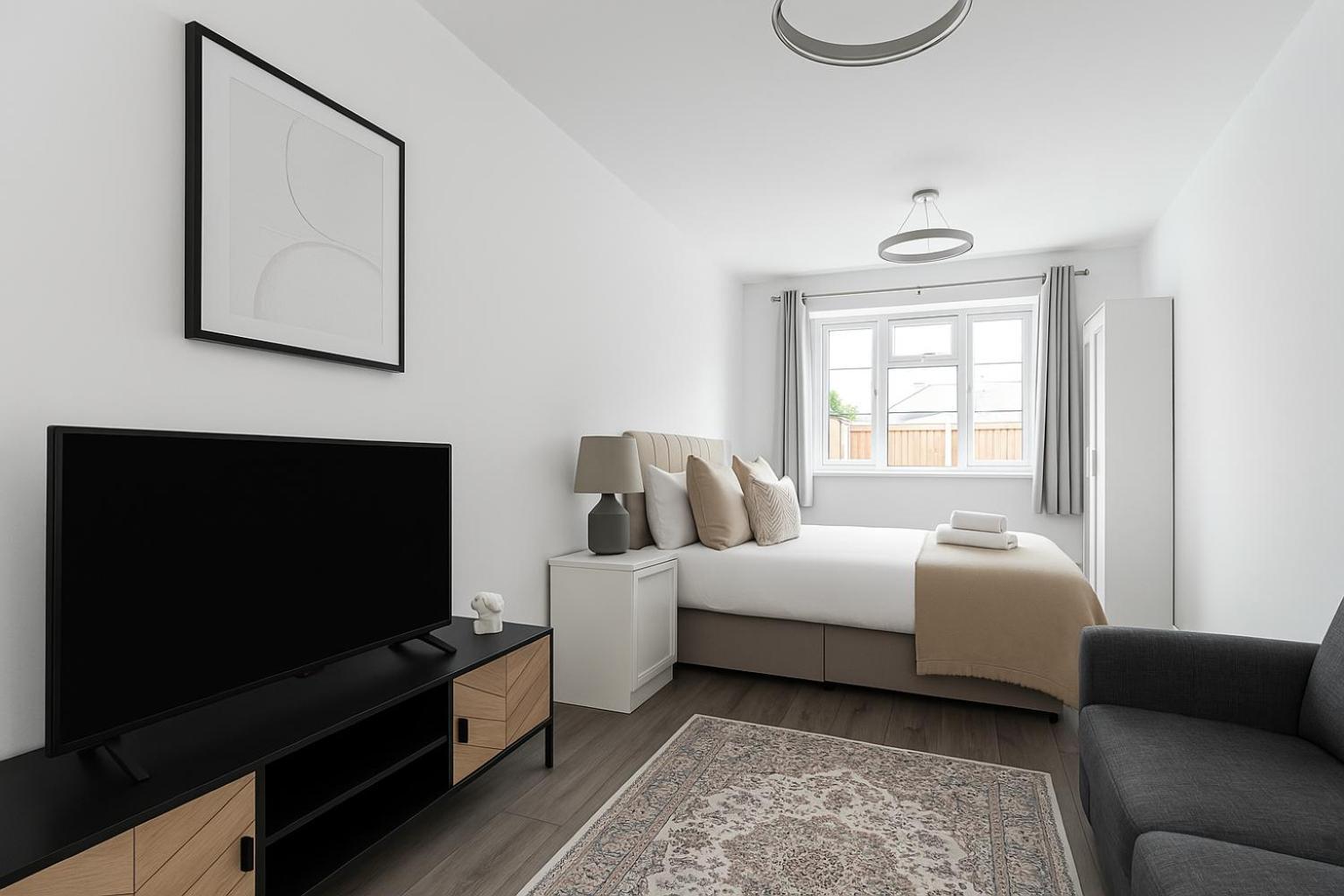 Bright Private Rooms - Peaceful Morden Location Лондон Екстериор снимка